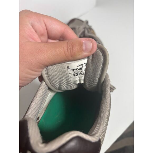 New Balance 675 Sneakers Low Profile Brown Yellow Streetwear 8 athletic sporty - Picture 5 of 8